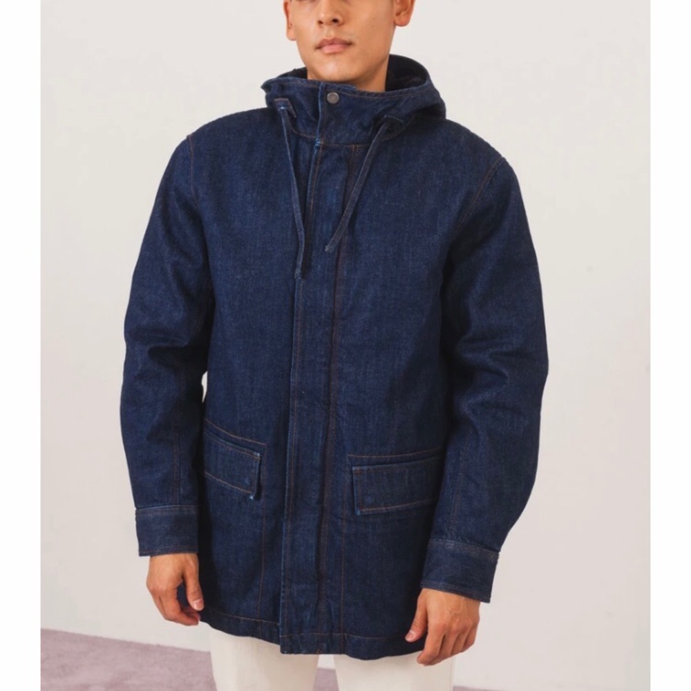 A.P.C. Indigo Roady Parka - denim NEW!